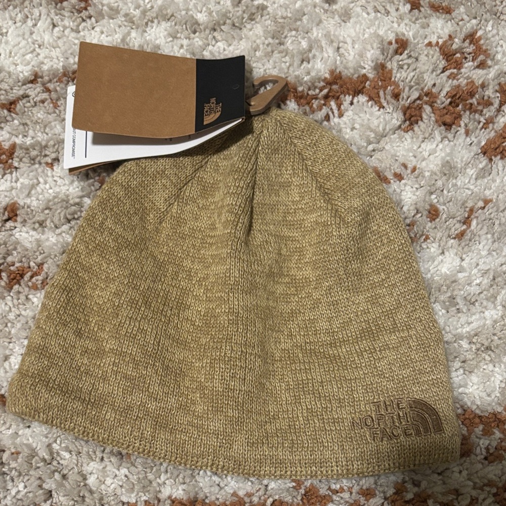 The North Face Khaki Knit Beanie